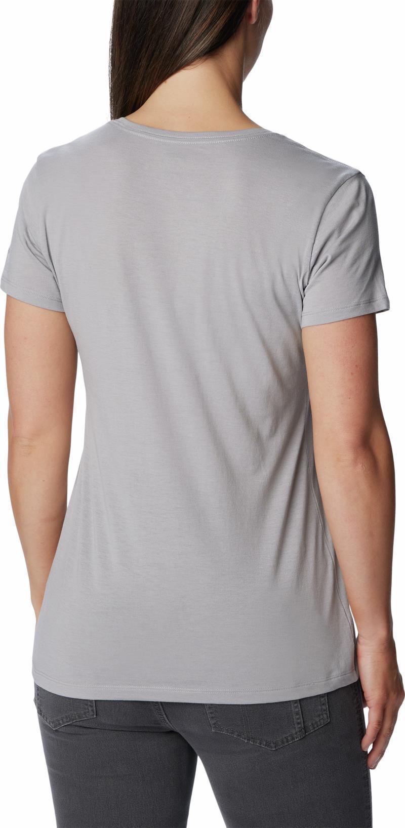Daisy Days SS Graphic Tee - Womens - Columbia Grey Heather / Bearly Polarized 2