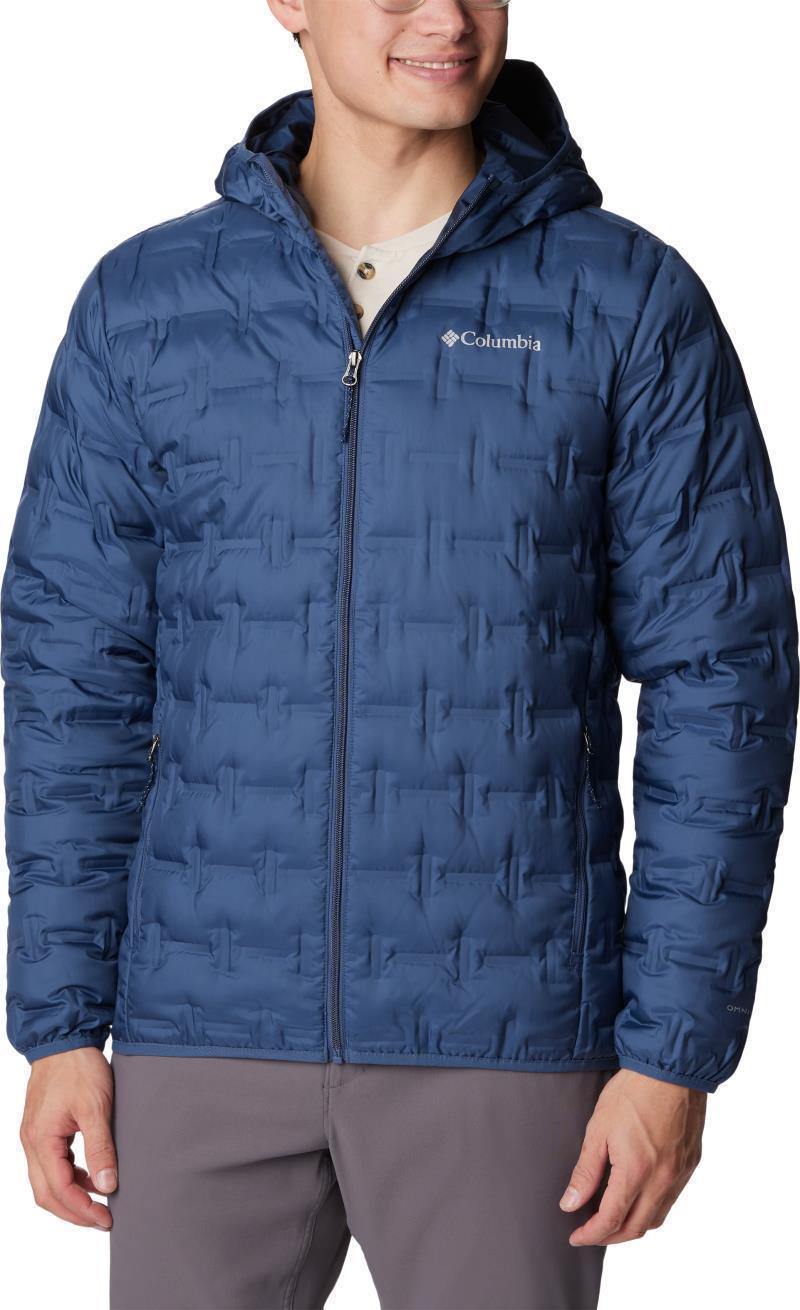 Delta Ridge Down Hooded Jacket - Mens - Dark Mountain 1
