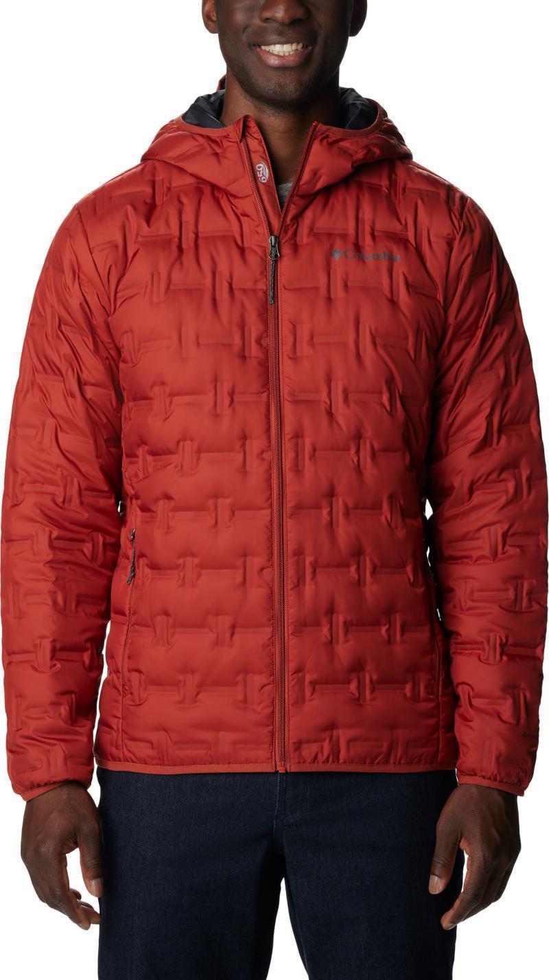 Delta Ridge Down Hooded Jacket - Mens - Warp Red 1