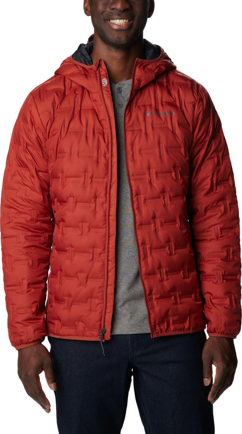 Delta Ridge Down Hooded Jacket - Mens - Warp Red 4