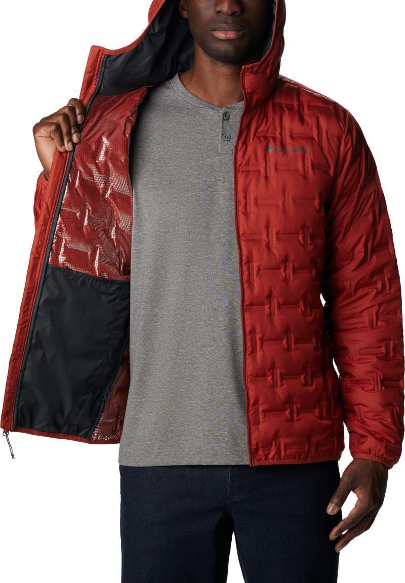 Delta Ridge Down Hooded Jacket - Mens - Warp Red 5