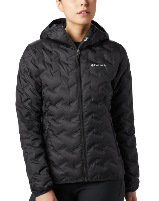 Delta Ridge Down Hooded Jacket - Womens - Black 1