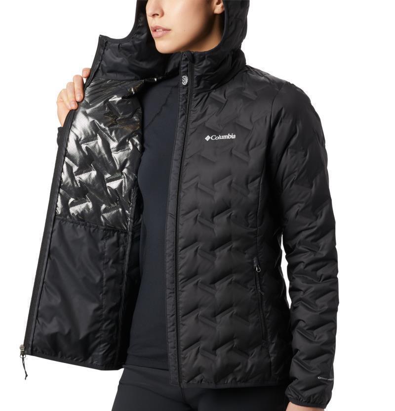 Delta Ridge Down Hooded Jacket - Womens - Black 3