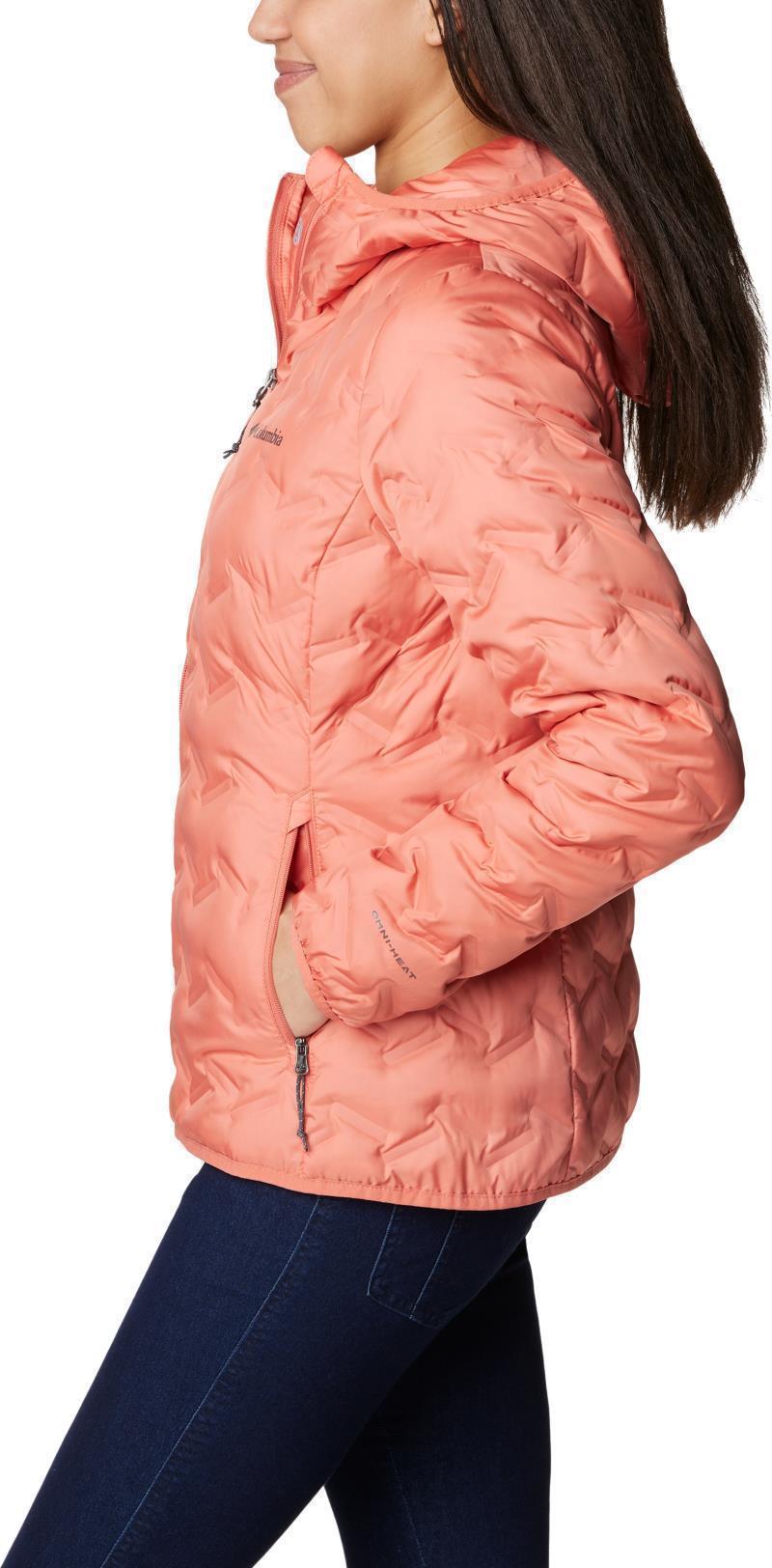 Delta Ridge Down Hooded Jacket - Womens - Faded Peach 3