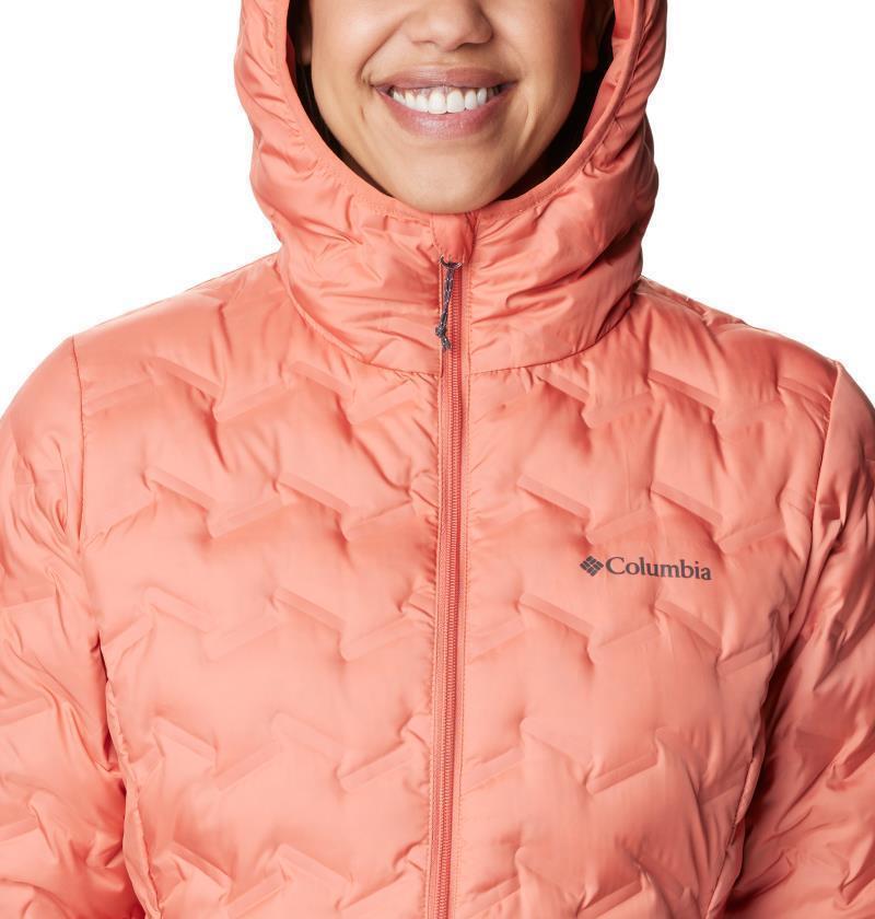 Delta Ridge Down Hooded Jacket - Womens - Faded Peach 6