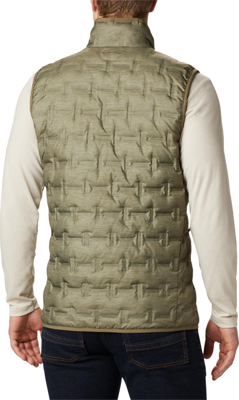 Delta Ridge Down Vest - Mens - Stone Green Heather Print 2