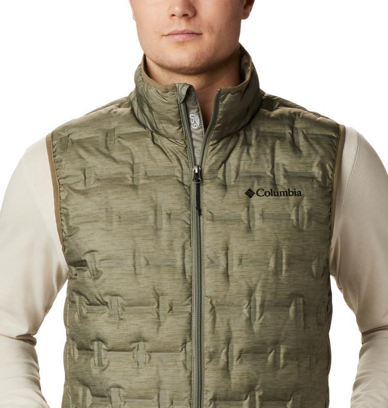 Delta Ridge Down Vest - Mens - Stone Green Heather Print 6