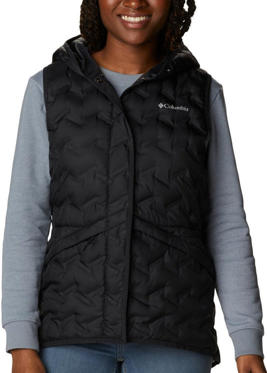 Delta Ridge Hooded Vest - Womens - Black 1