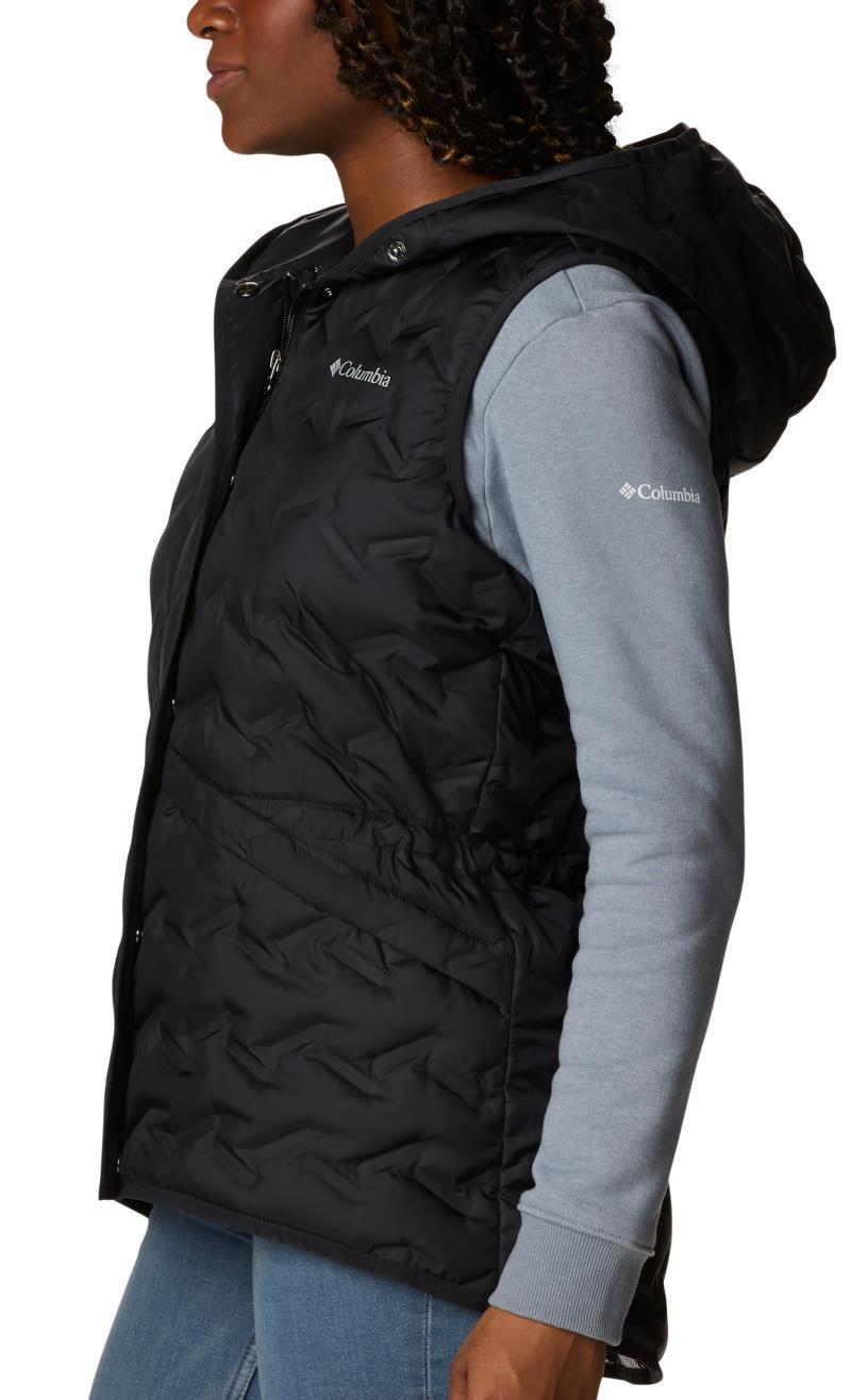 Delta Ridge Hooded Vest - Womens - Black 3