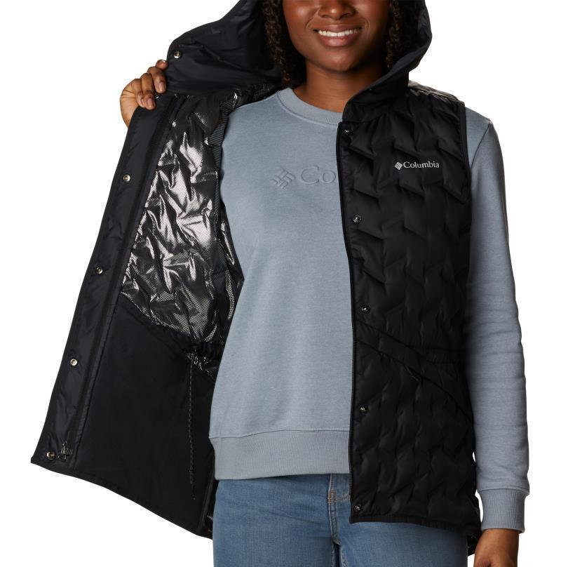 Delta Ridge Hooded Vest - Womens - Black 5