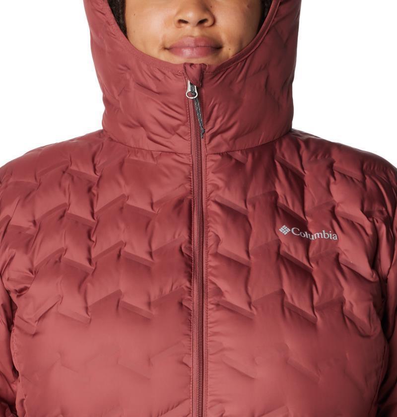 Delta Ridge Long Down Jacket - Plus - Womens - Beetroot 6