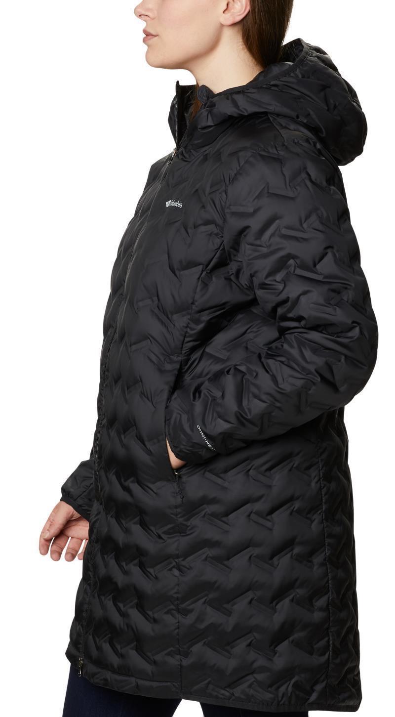 Delta Ridge Long Down Jacket - Plus - Womens - Black 2