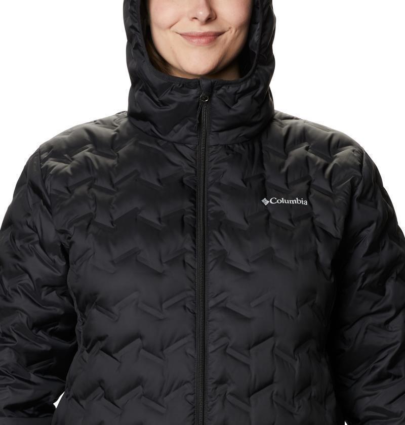 Delta Ridge Long Down Jacket - Plus - Womens - Black 5