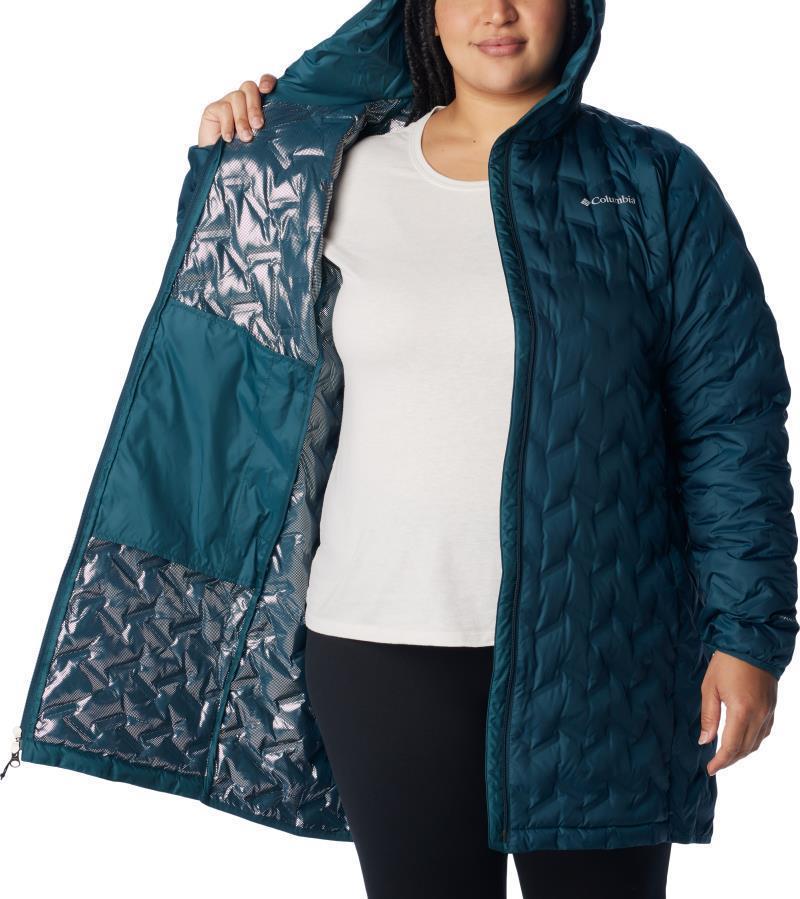 Delta Ridge Long Down Jacket - Plus - Womens - Night Wave 4