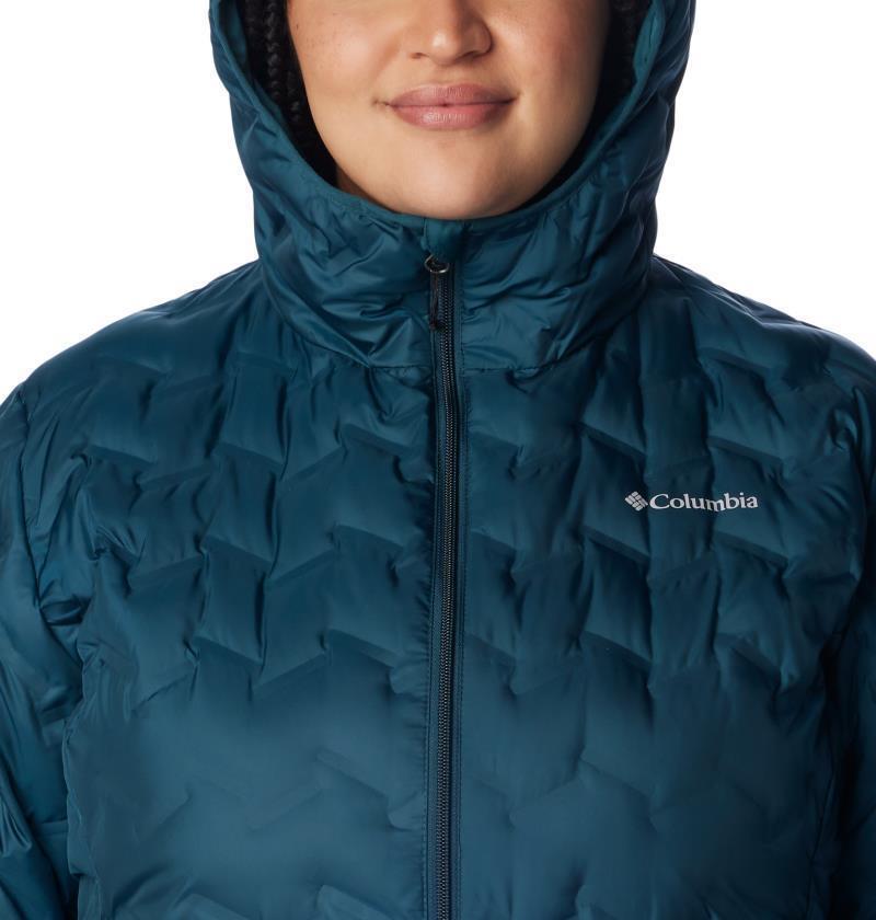 Delta Ridge Long Down Jacket - Plus - Womens - Night Wave 6