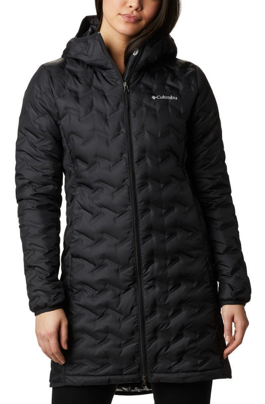 Delta Ridge Long Down Jacket - Womens - Black 1