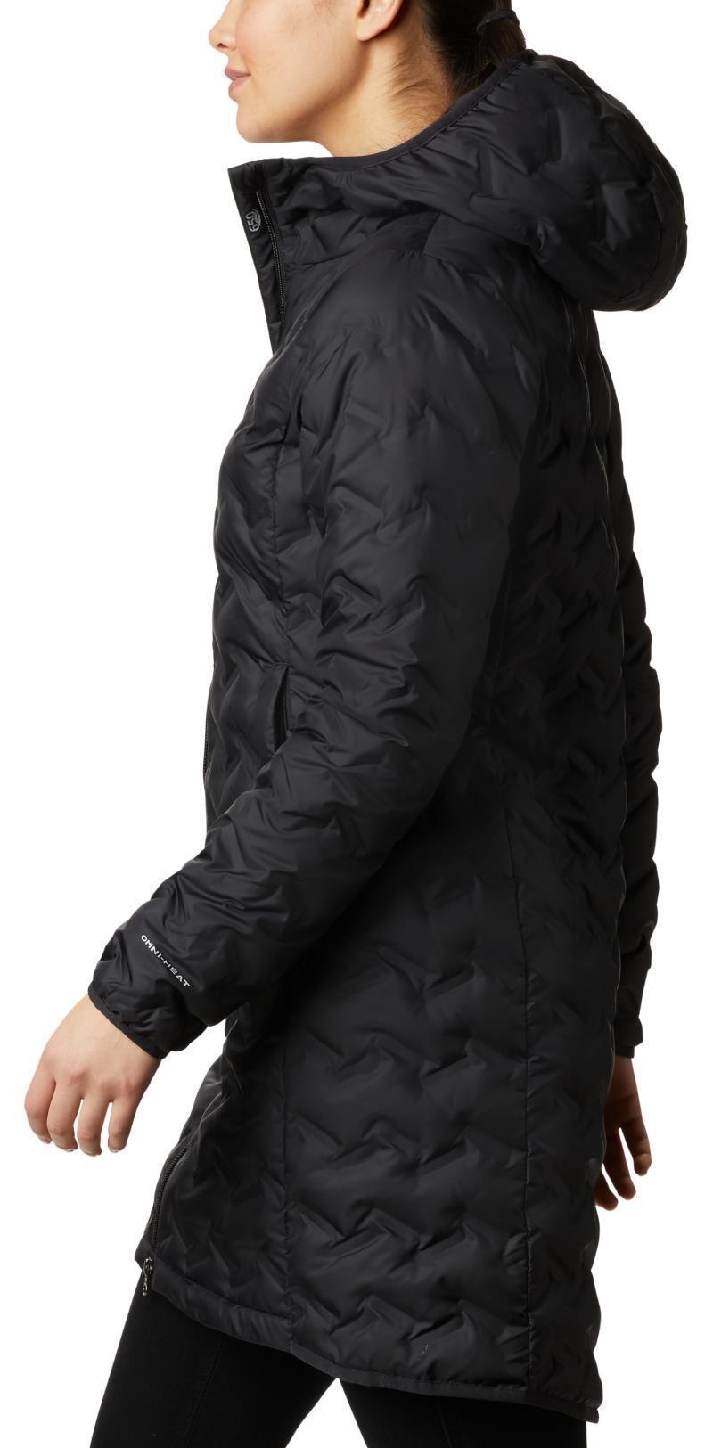 Delta Ridge Long Down Jacket - Womens - Black 2