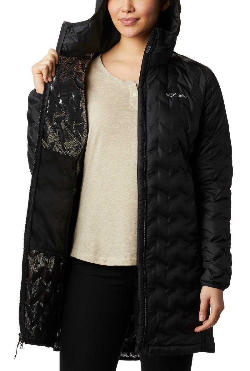 Delta Ridge Long Down Jacket - Womens - Black 3