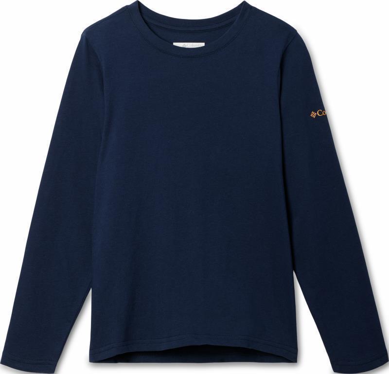 Dobson Pass LS Graphic Tee - Youth Boys - Collegiate Navy / Jagged Treeline 1