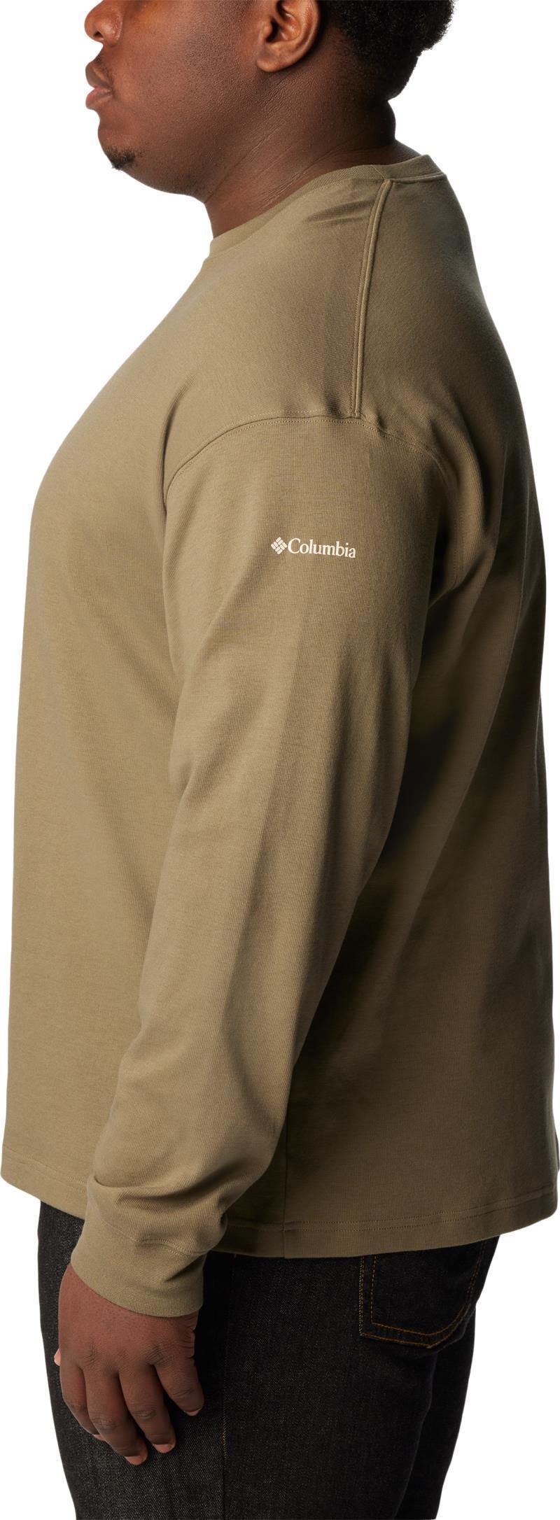 Duxbery Relaxed LS Tee - Big - Mens - stone green / overlander graphic 1