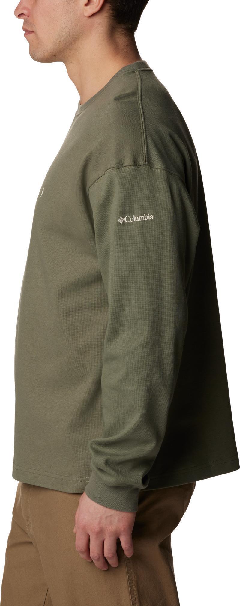 Duxbery Relaxed LS Tee - Mens - Stone Green / Overlander Graphic 4