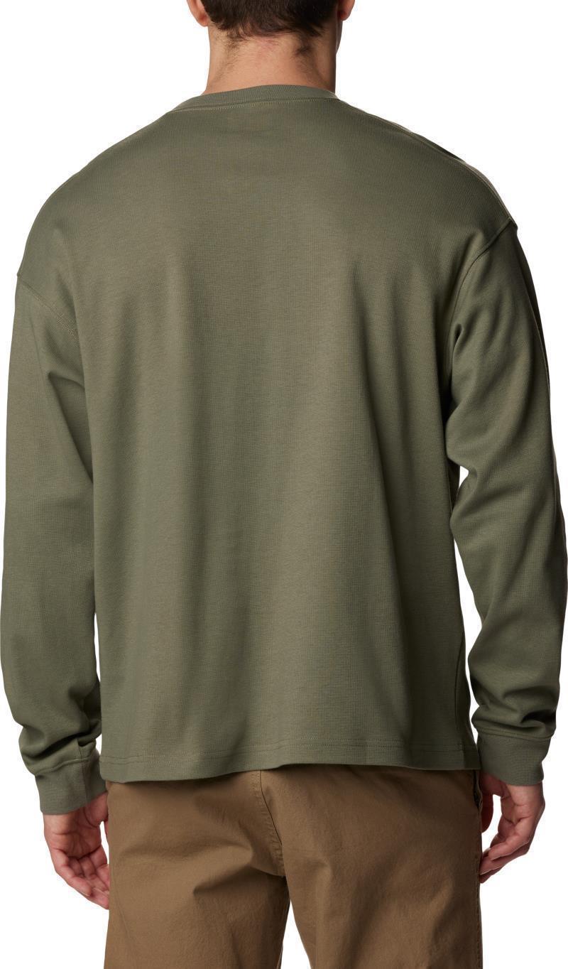 Duxbery Relaxed LS Tee - Tall - Mens - Stone Green / Overlander Graphic 2
