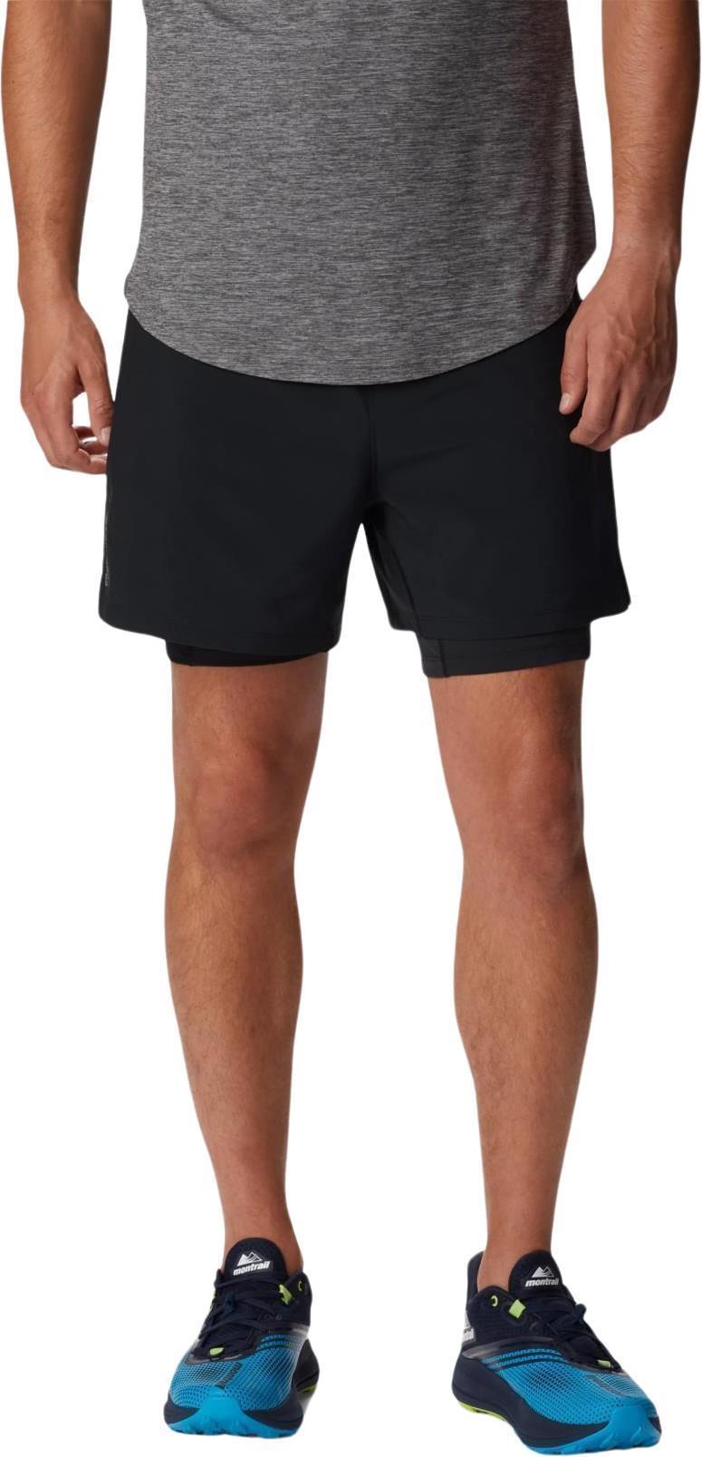 Endless Trail 2In1 Shorts, 5" Inseam - Mens - Black 1