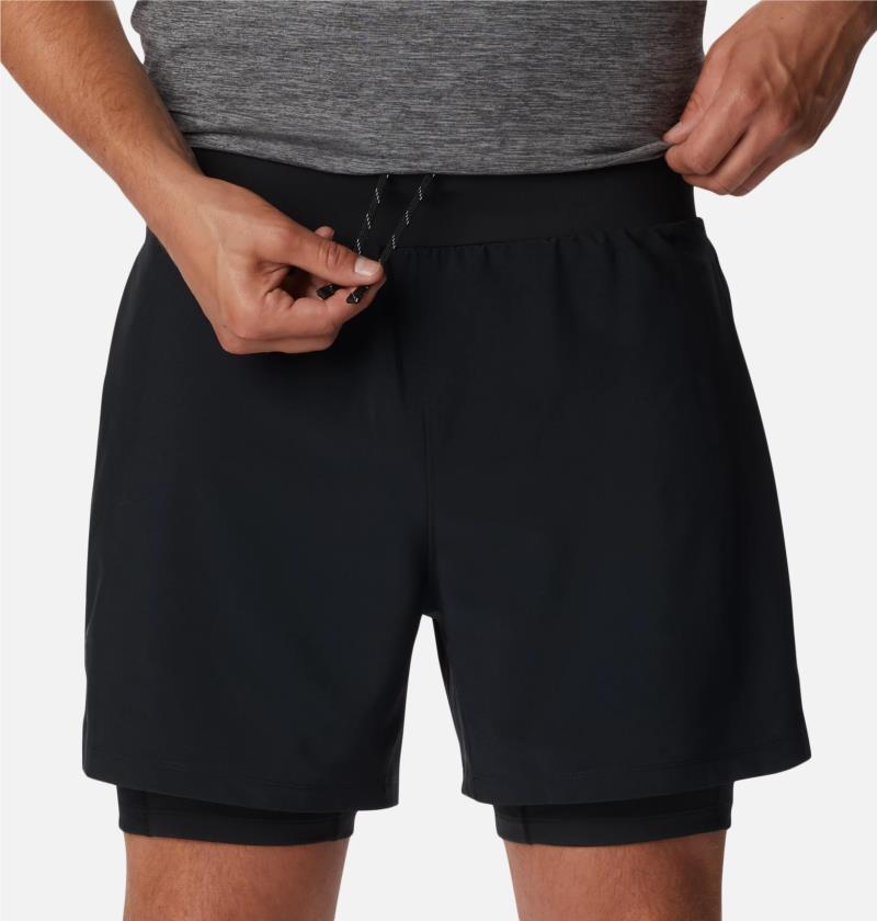 Endless Trail 2In1 Shorts, 5" Inseam - Mens - Black 4