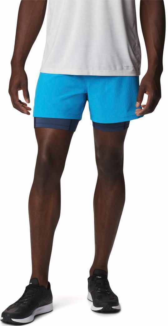 Endless Trail 2In1 Shorts, 5" Inseam - Mens - Collegiate Navy / Ocean Blue 1