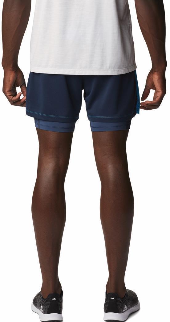Endless Trail 2In1 Shorts, 5" Inseam - Mens - Collegiate Navy / Ocean Blue 2