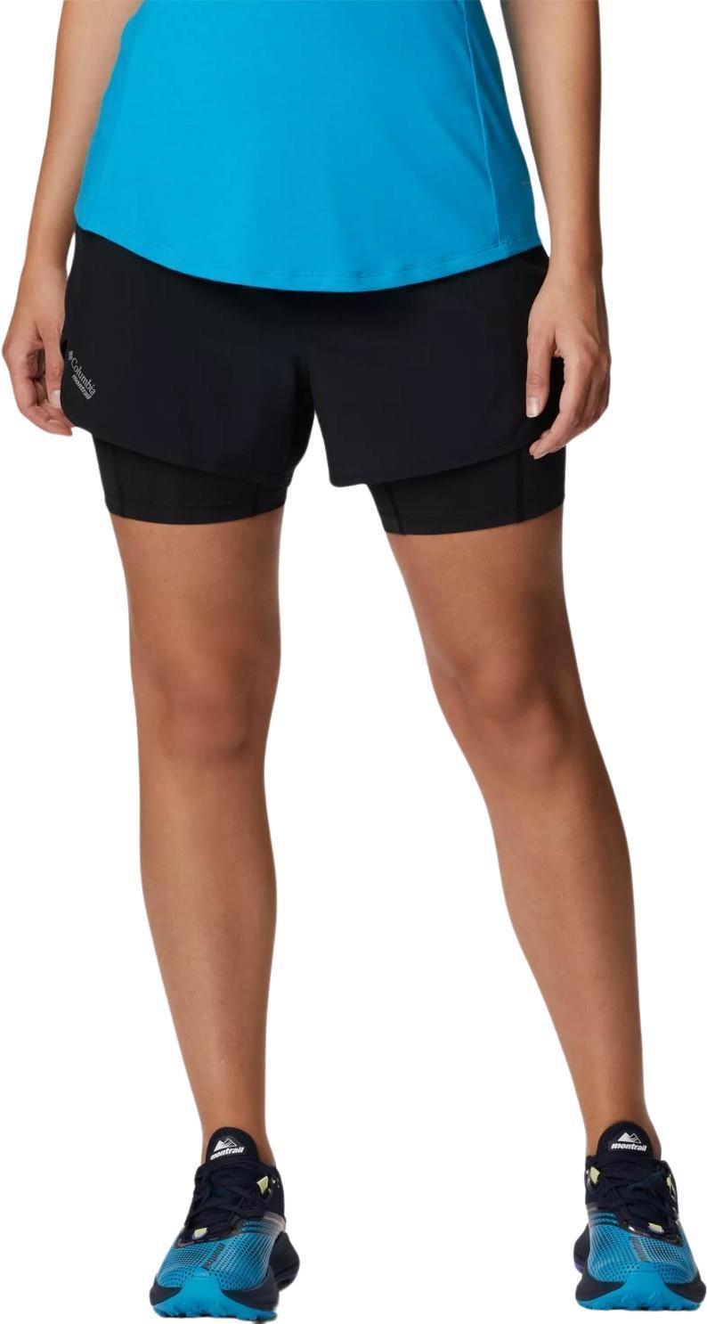 Endless Trail 2n1 Shorts, 3" Inseam - Womens - Black 2