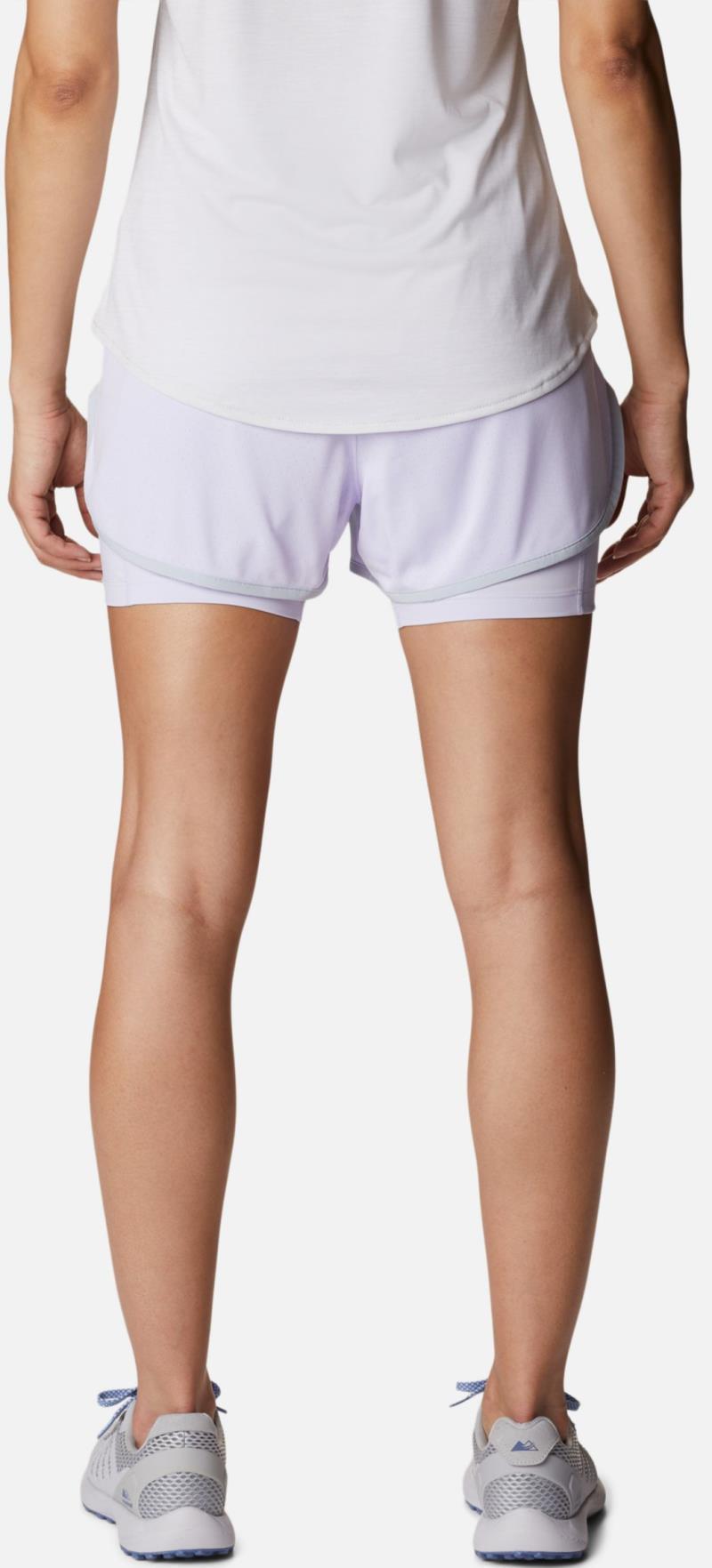 Endless Trail 2n1 Shorts, 3" Inseam - Womens - Cirrus Grey / Purple Tint 3