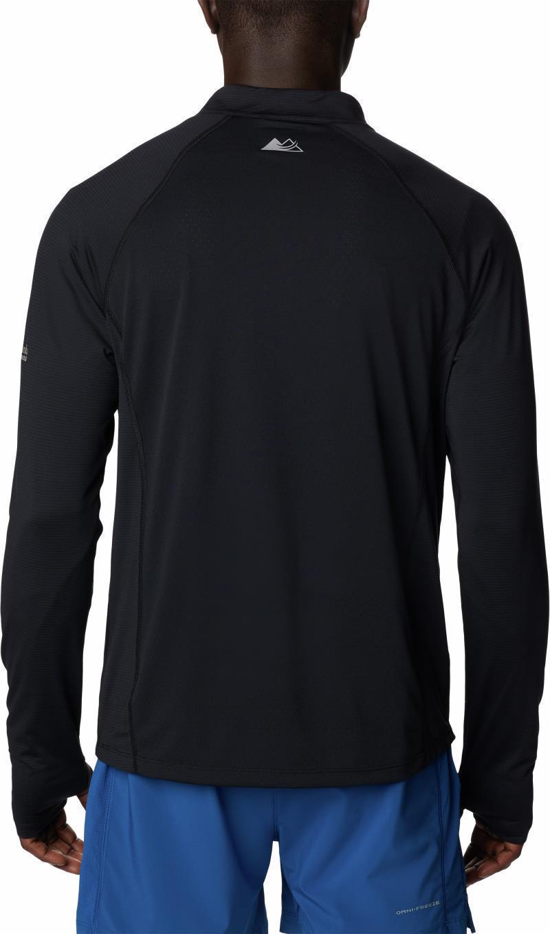 Endless Trail Half Zip Mesh LS - Mens - Black 2