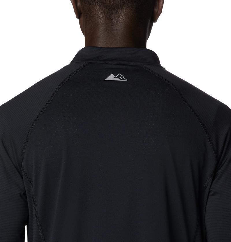 Endless Trail Half Zip Mesh LS - Mens - Black 4