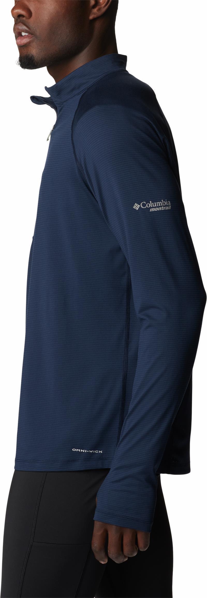 Endless Trail Half Zip Mesh LS - Mens - Collegiate Navy 6