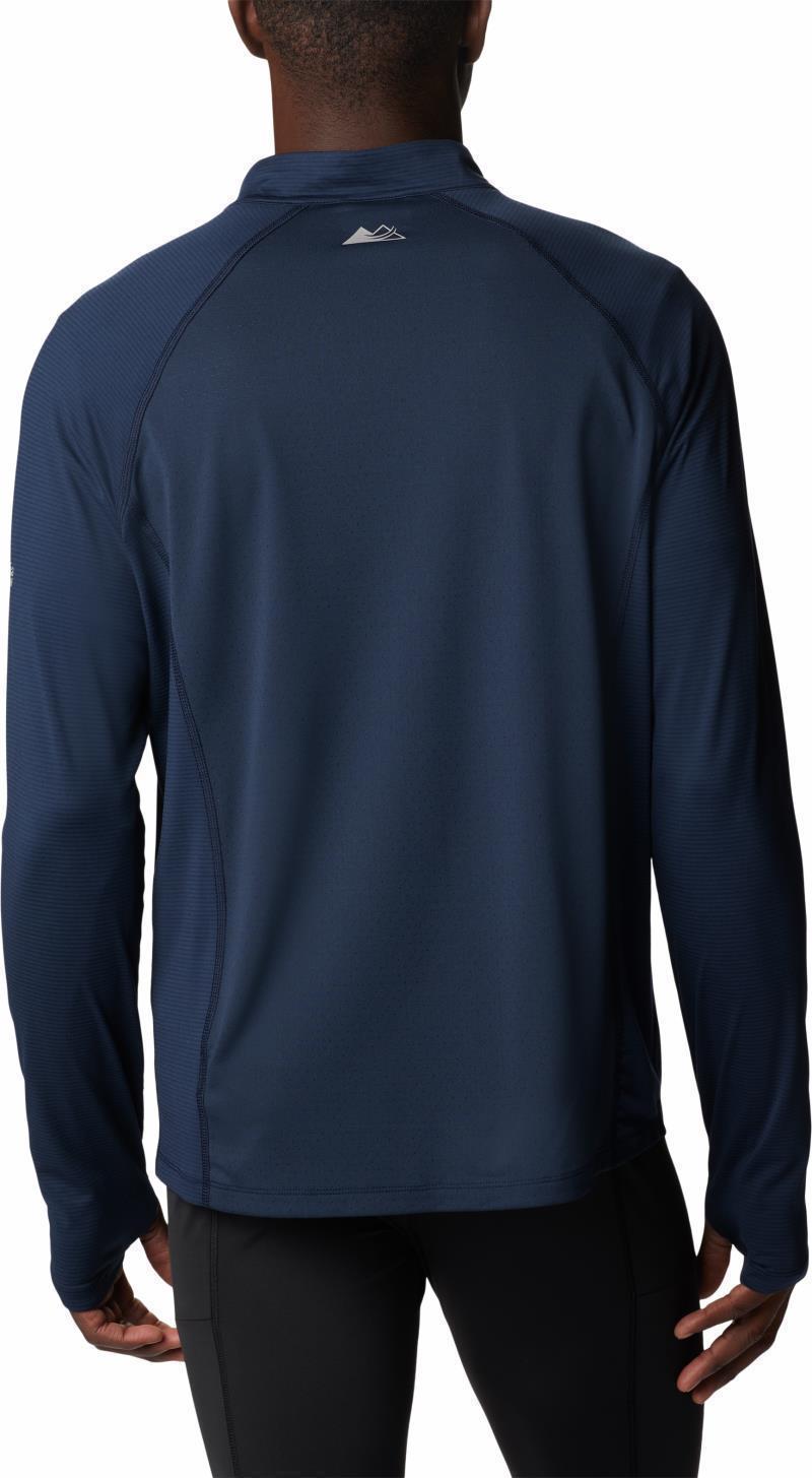 Endless Trail Half Zip Mesh LS - Mens - Collegiate Navy 2