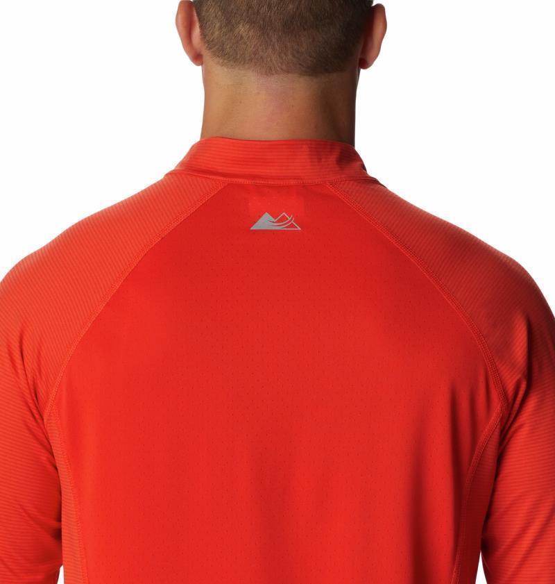 Endless Trail Half Zip Mesh LS - Mens - Spicy 4