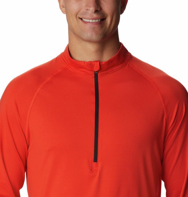 Endless Trail Half Zip Mesh LS - Mens - Spicy 5