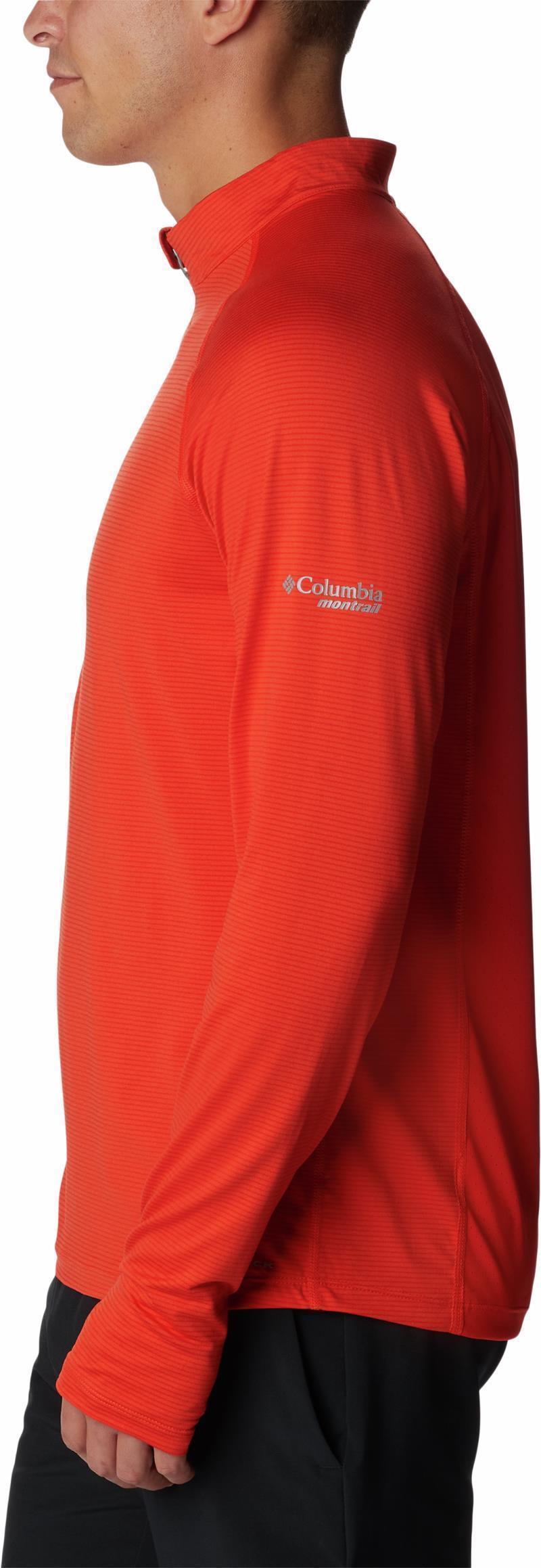 Endless Trail Half Zip Mesh LS - Mens - Spicy 6