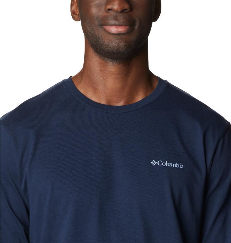 Explorers Canyon LS T-Shirt - Mens - Collegiate Navy / Slopes Graphic 5