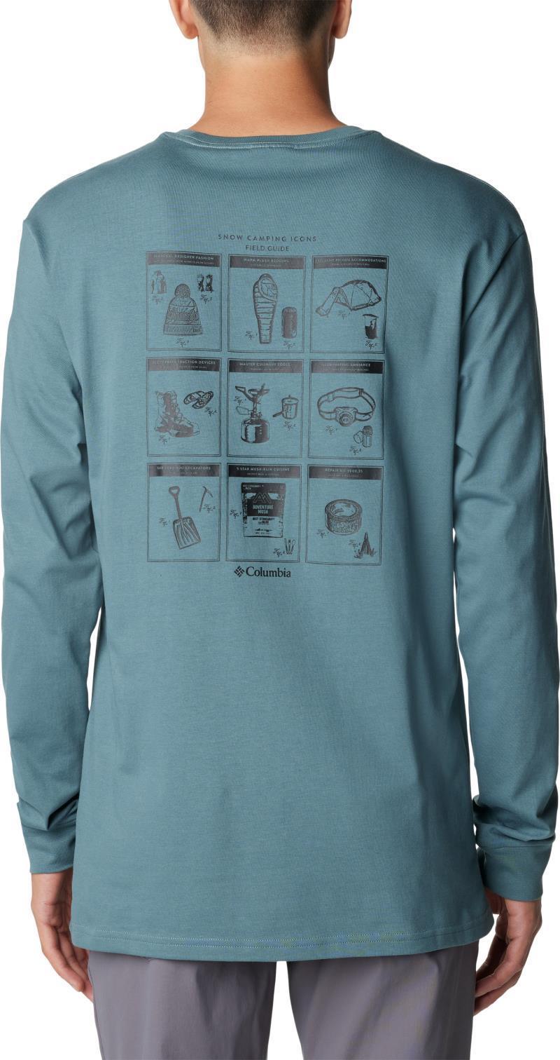 Explorers Canyon LS T-Shirt - Mens - Metal / Outdoor Fun Icons Graphic 3