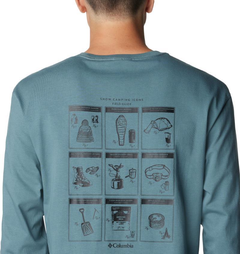 Explorers Canyon LS T-Shirt - Mens - Metal / Outdoor Fun Icons Graphic 5