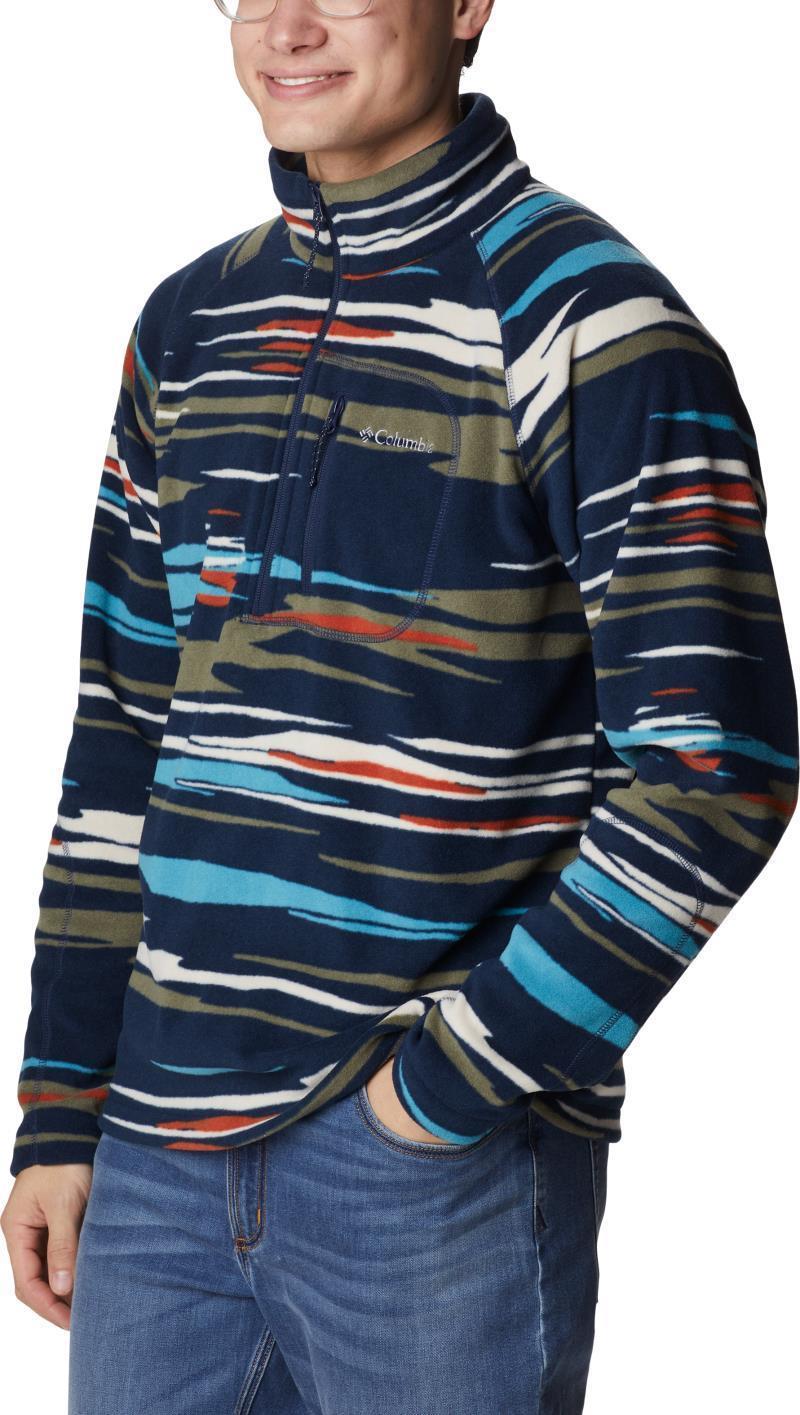 Fast Trek Printed Half Zip - Mens - Collegiate Navy Skyscape Print 3