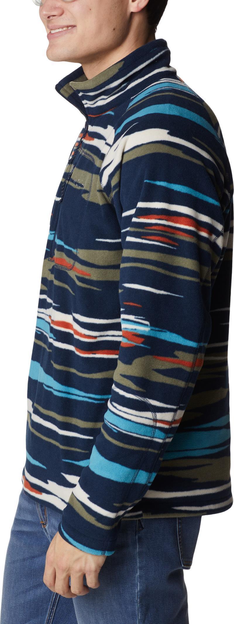 Fast Trek Printed Half Zip - Mens - Collegiate Navy Skyscape Print 4