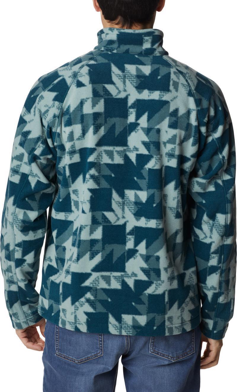 Fast Trek Printed Half Zip - Mens - Night Wave Quilted Print 2