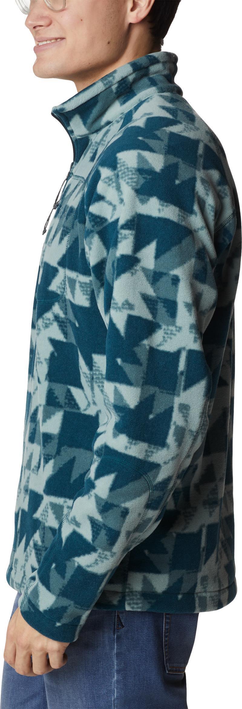 Fast Trek Printed Half Zip - Mens - Night Wave Quilted Print 4