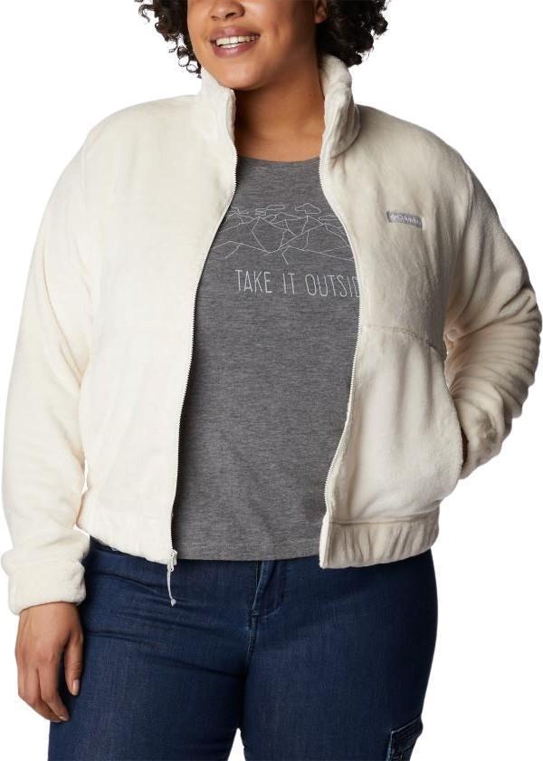 Fireside Full Zip Jacket - Plus - Womens - Chalk 3