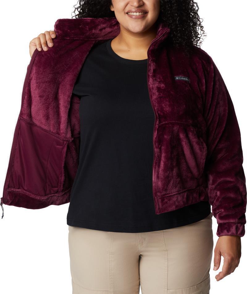 Fireside Full Zip Jacket - Plus - Womens - Marionberry 4