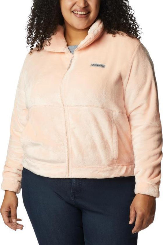 Fireside Full Zip Jacket - Plus - Womens - Peach Blossom 1