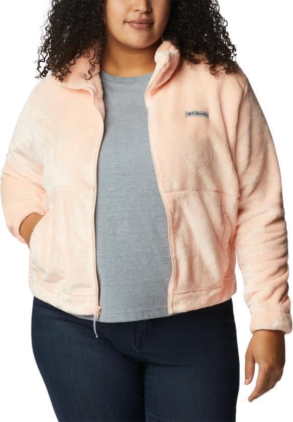 Fireside Full Zip Jacket - Plus - Womens - Peach Blossom 3